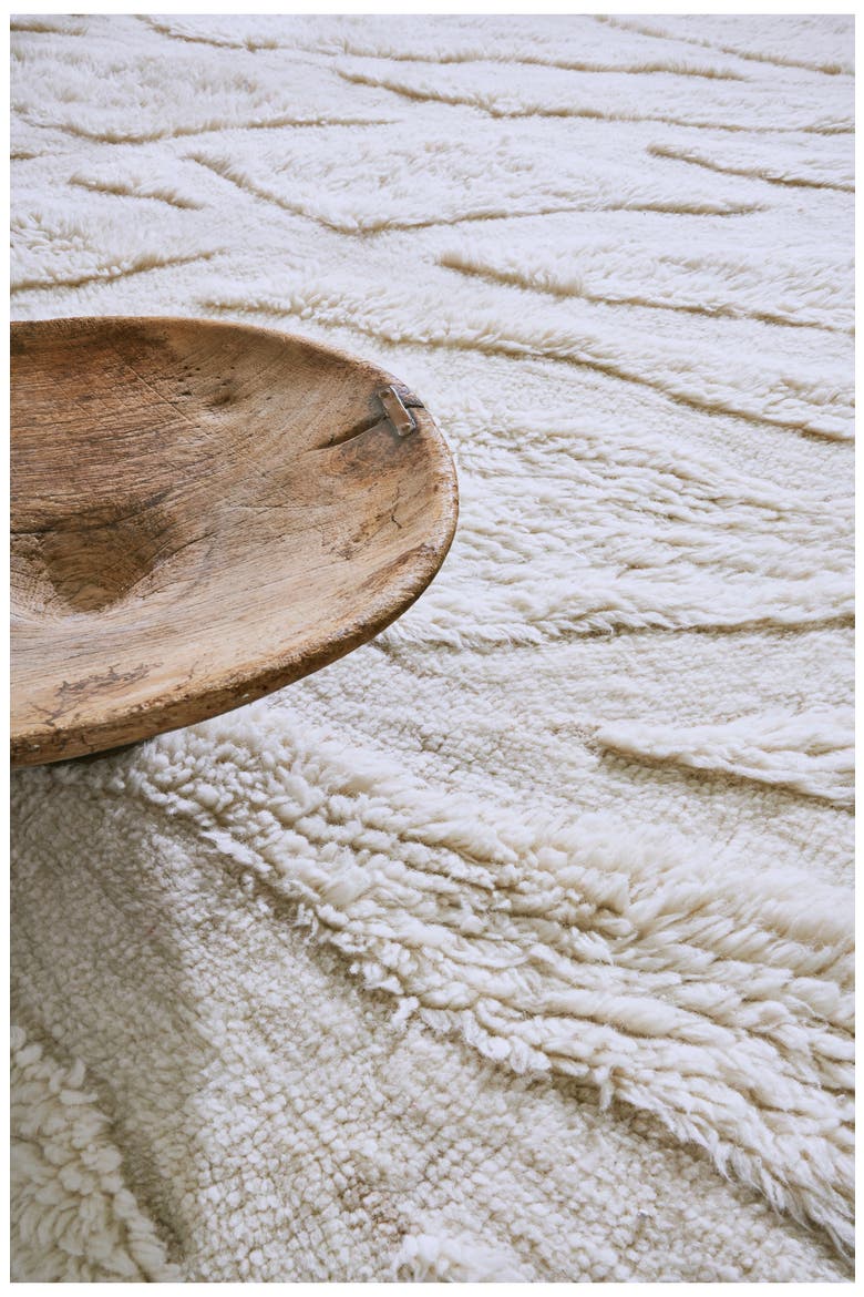 Woolable Enkang Ivory Washable Wool Rug, Alternate, color, IVORY RUNNER