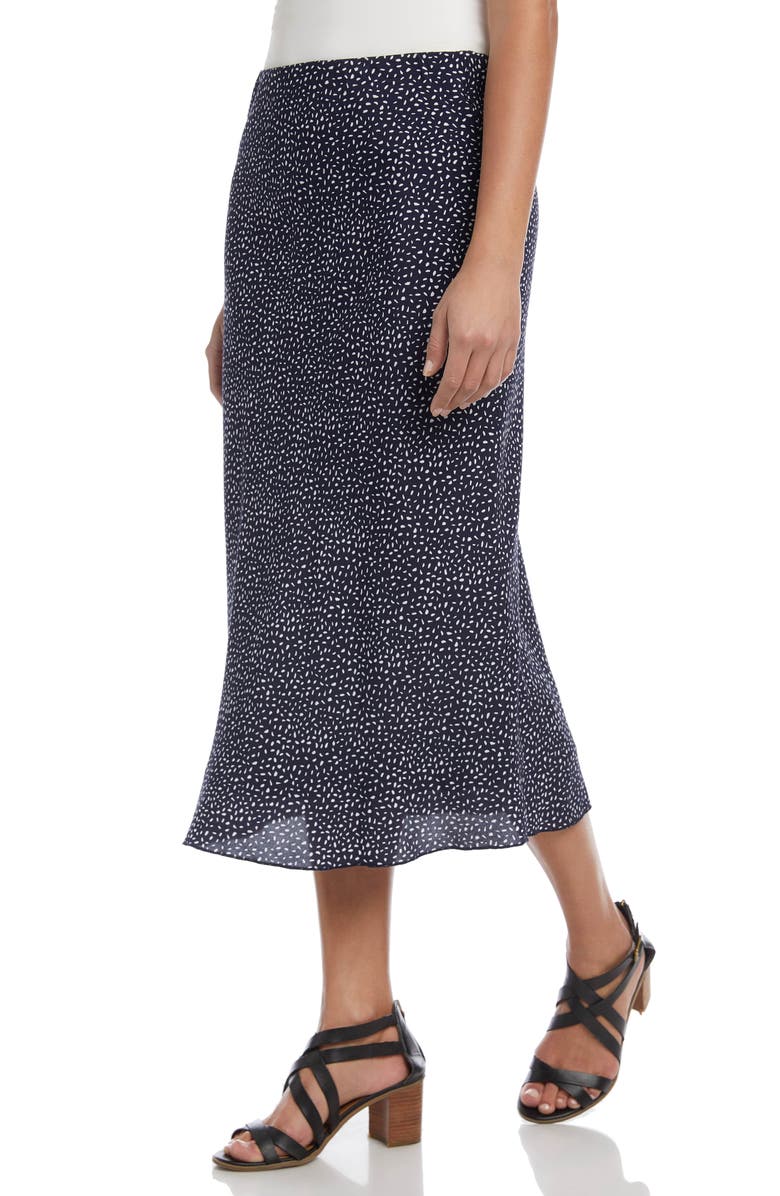 Karen Kane Bias Cut Midi Skirt, Alternate, color,