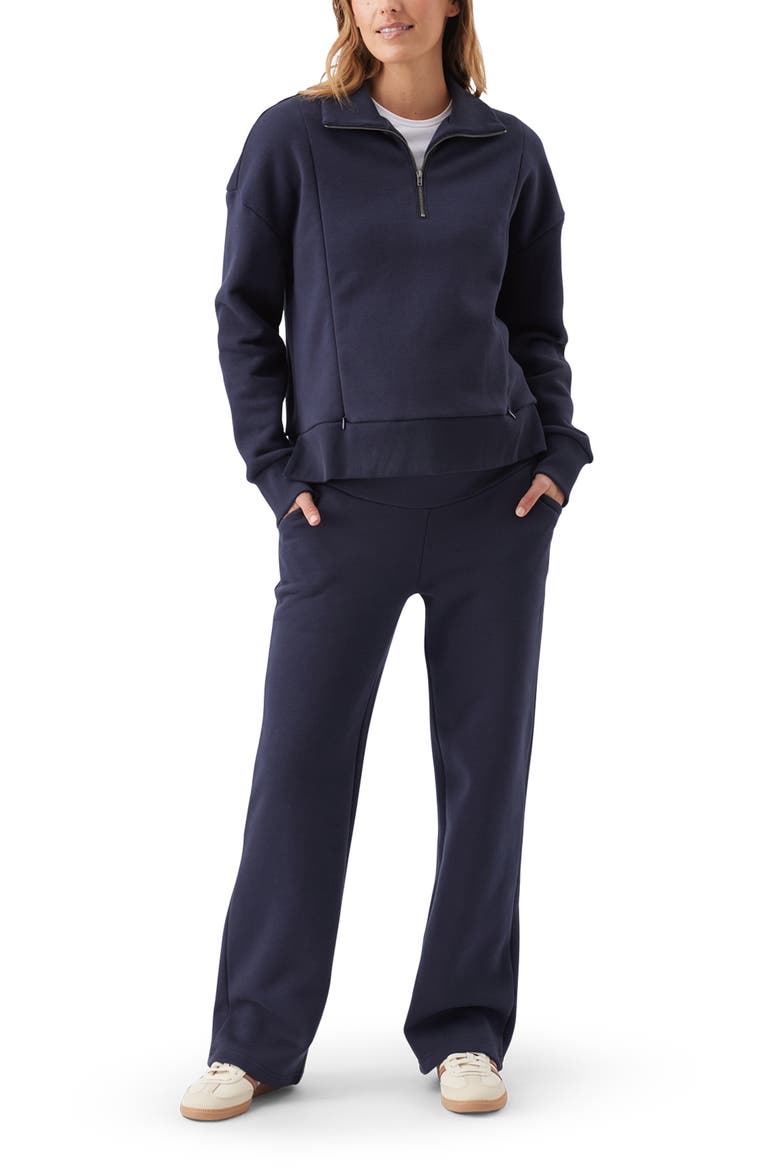Andi Nursing Sweat, Alternate, color, Navy