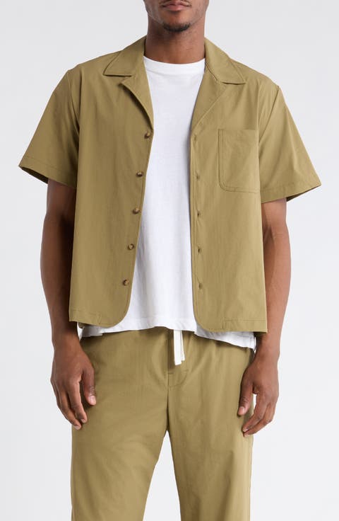 Tim Stretch Nylon Camp Shirt