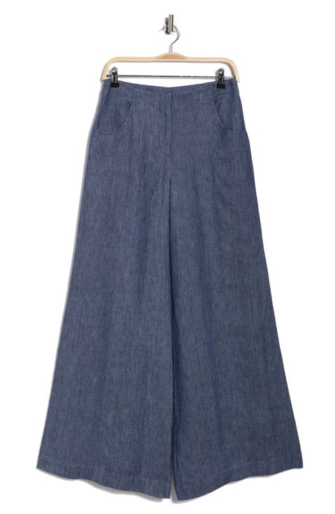 Demie Wide Leg Hemp Pants