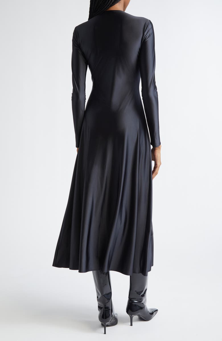DIESEL<sup>®</sup> D-iamo Draped Long Sleeve Dress, Alternate, color, Deep/ Black
