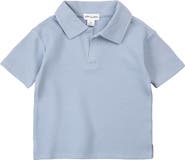 MILES THE LABEL Kids' Textured Polo