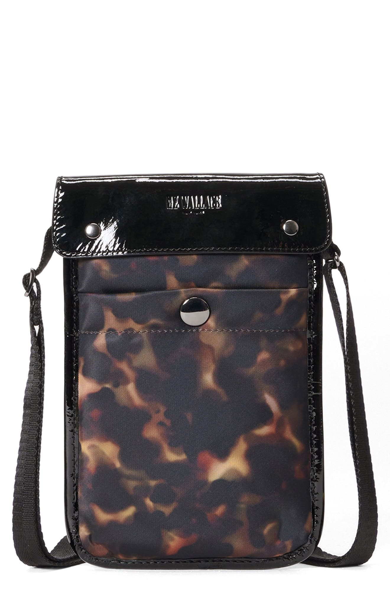 MZ Wallace Madison Nylon Phone Crossbody Bag, Main, color, 