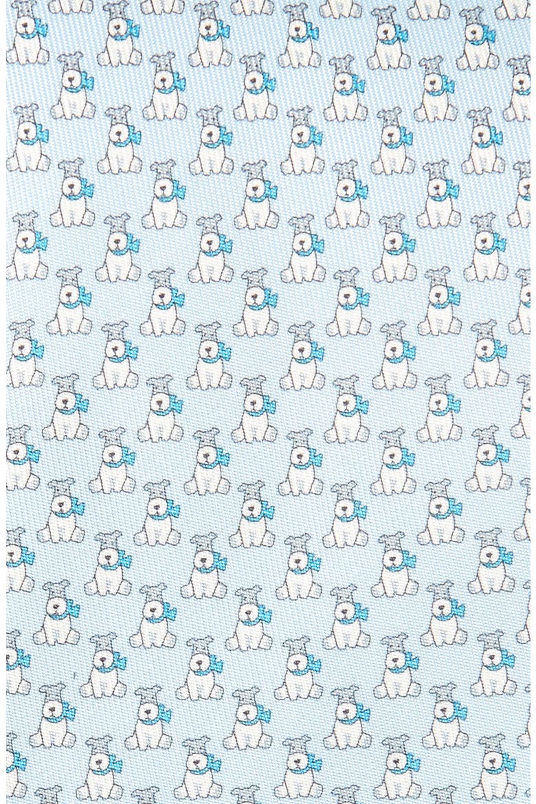 Salvatore Ferragamo Leo Tie, Alternate, color, AZZURRO