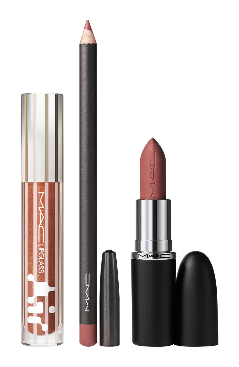 MAC Cosmetics Trending Tomorrow Lip Trio Gift Set $76 Value, Alternate, color, Whirl