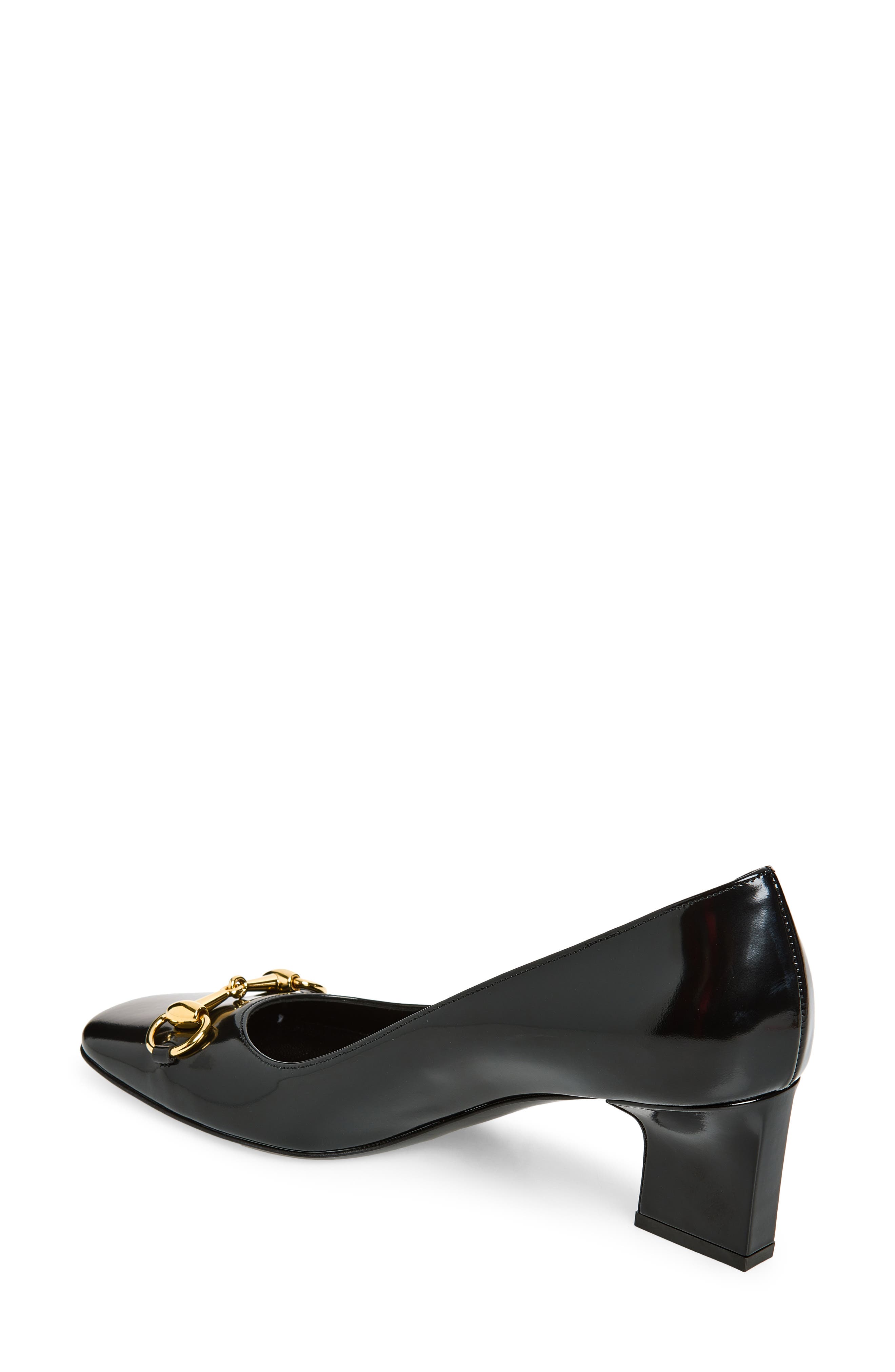 Signora Leather Horsebit Pump, Alternate, color, 1000 NERO