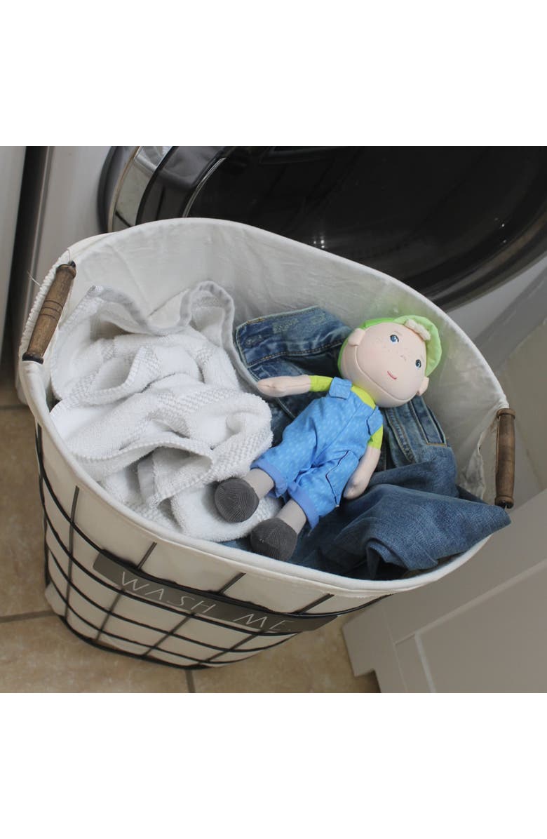 HABA Snug Up Till - 10" Soft Doll, Machine Washable Baby Boy Doll, Snuggly Toddler Plush Figure for 18 Months and Up, Alternate, color, Blue Multi