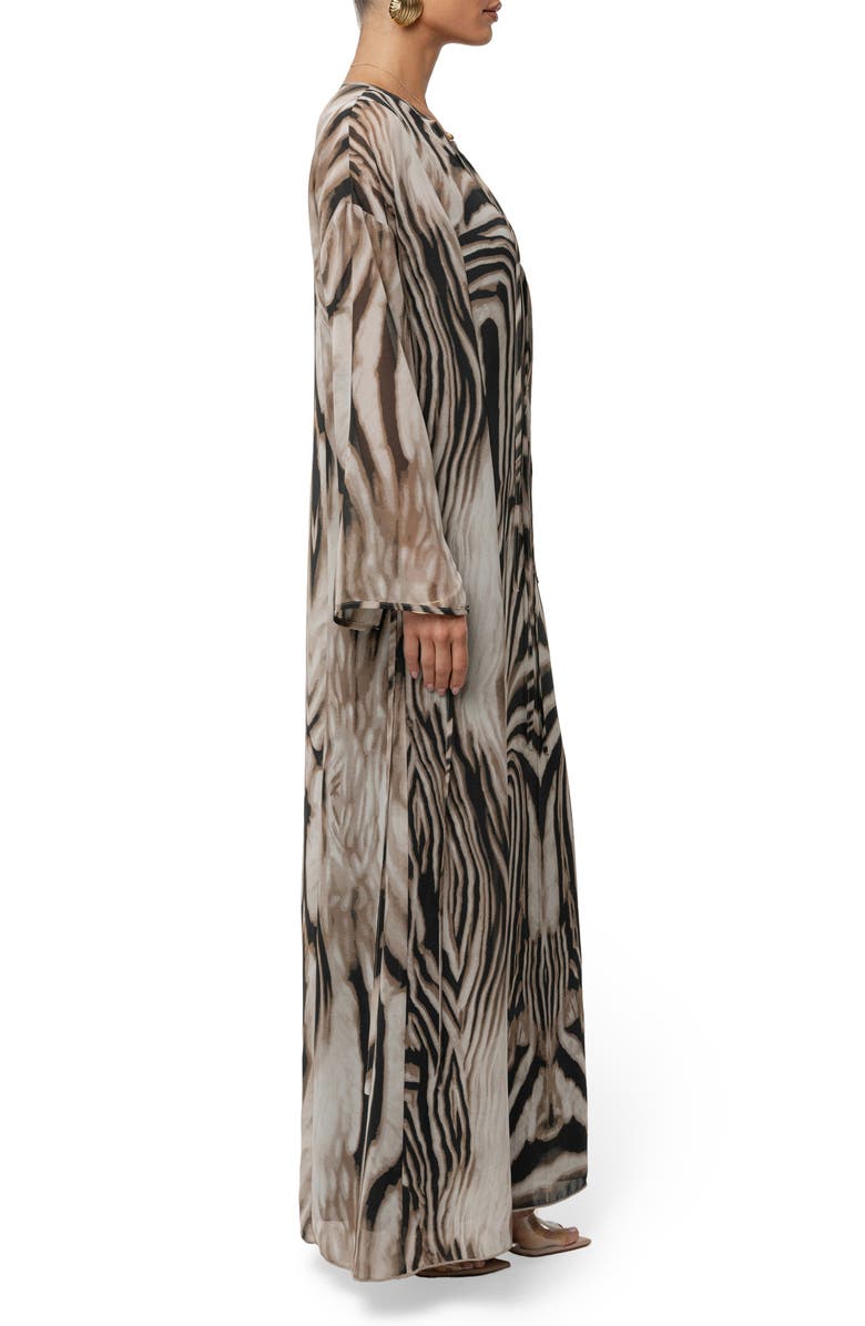 JLUXLABEL New Vista Long Sleeve Maxi Dress, Alternate, color, Black