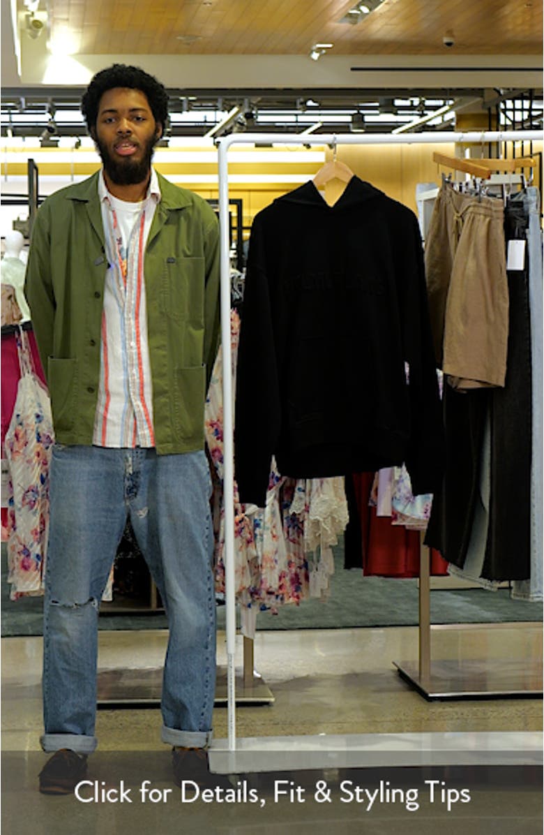 Embossed Studio Logo Hoodie, sales video thumbnail