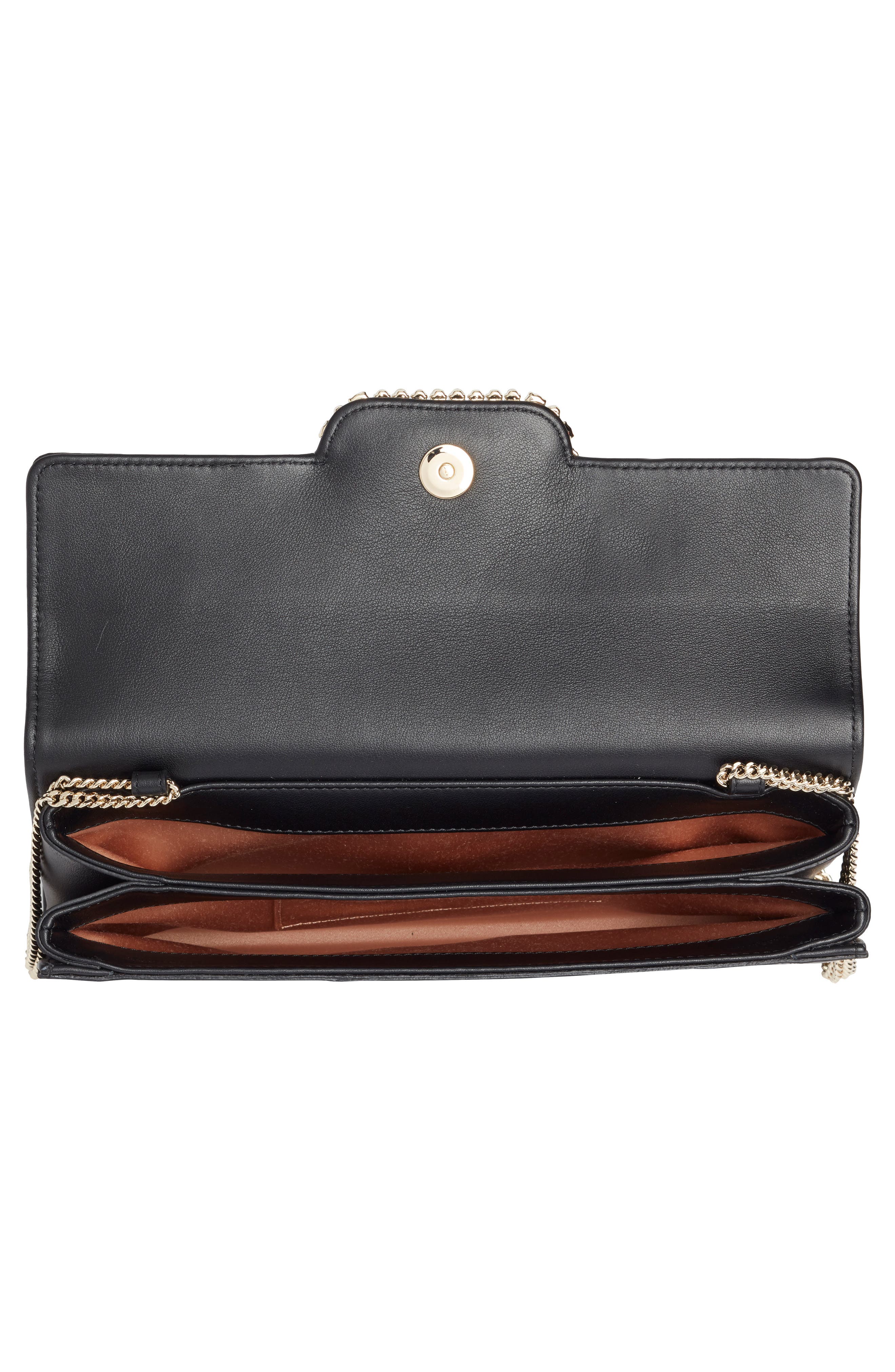 Roger Vivier Crystal Buckle Crossbody Bag, Alternate, color, 