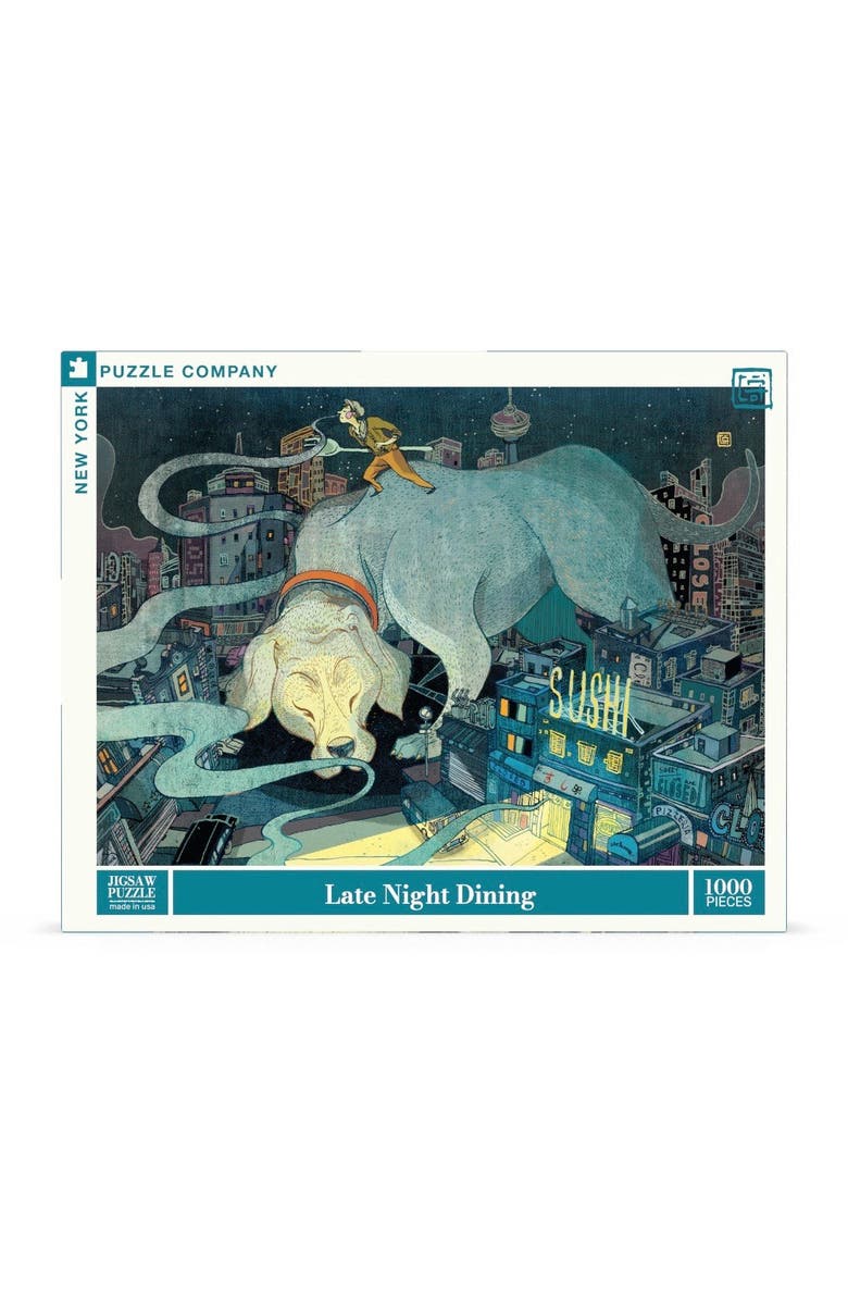 NEW YORK PUZZLE COMPANY Late Night Dining 1000 Piece Puzzle, Main, color, NO COLOR