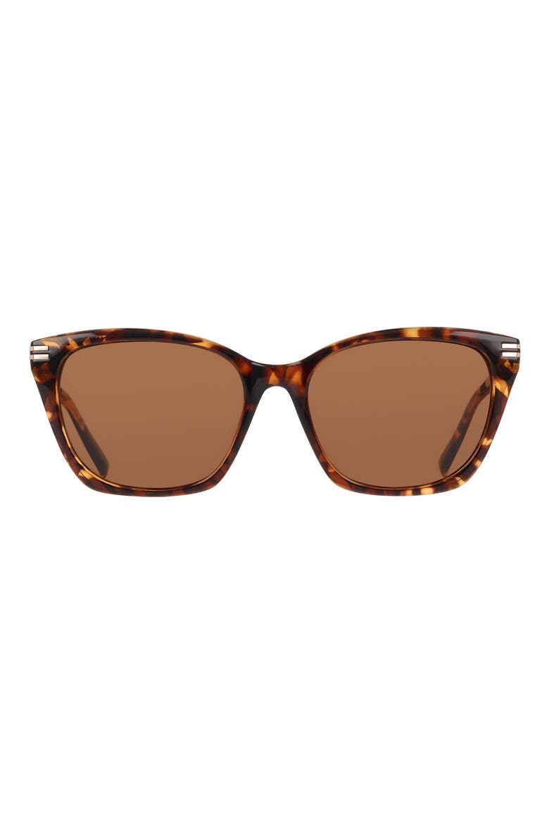 54mm Cat Eye Sunglasses, Main, color, TORTOISE