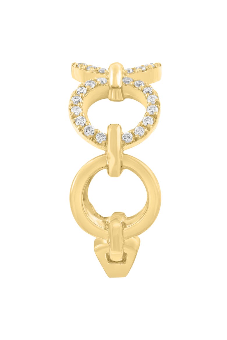Diamond Link Band Ring, Alternate, color, GOLD
