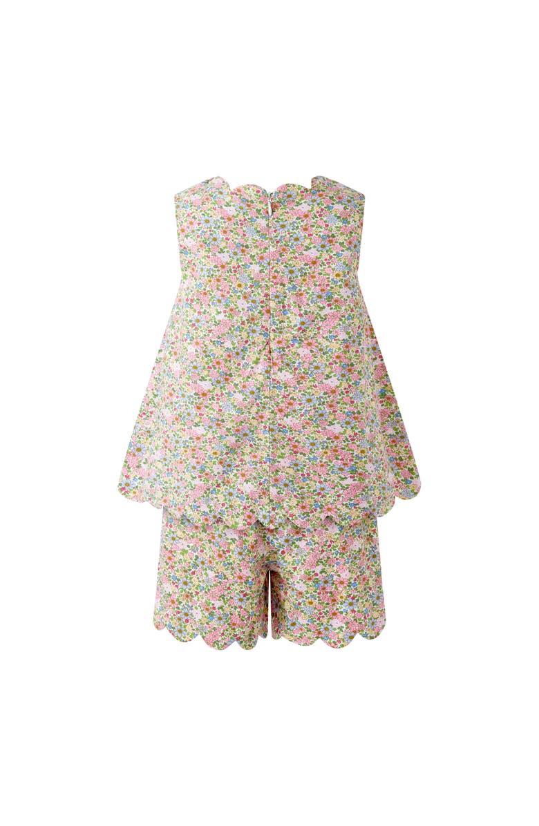 Rachel Riley Floral Scalloped Set, Alternate, color, Pink