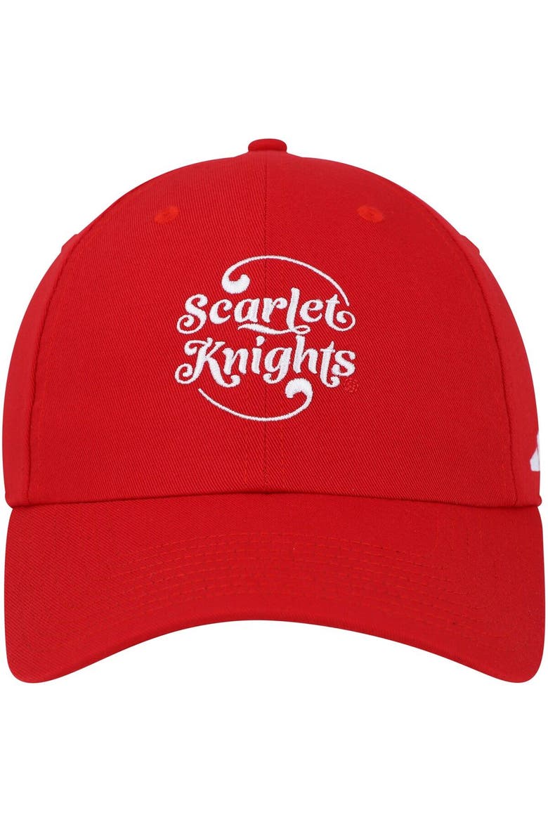 Men's adidas Scarlet Rutgers Scarlet Knights Slouch Adjustable Hat, Alternate, color, Scarlet