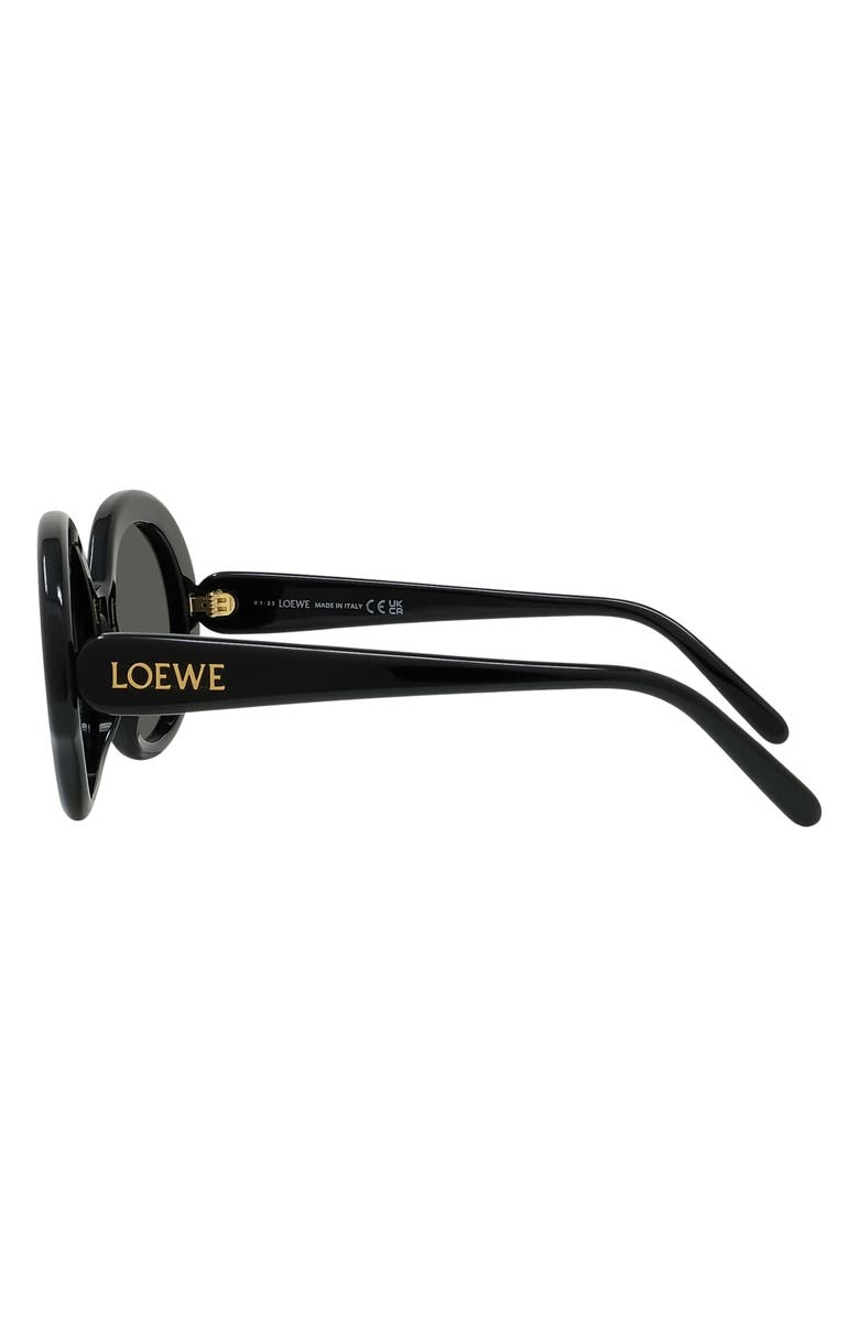 Loewe Thin 52mm Round Sunglasses, Alternate, color, 