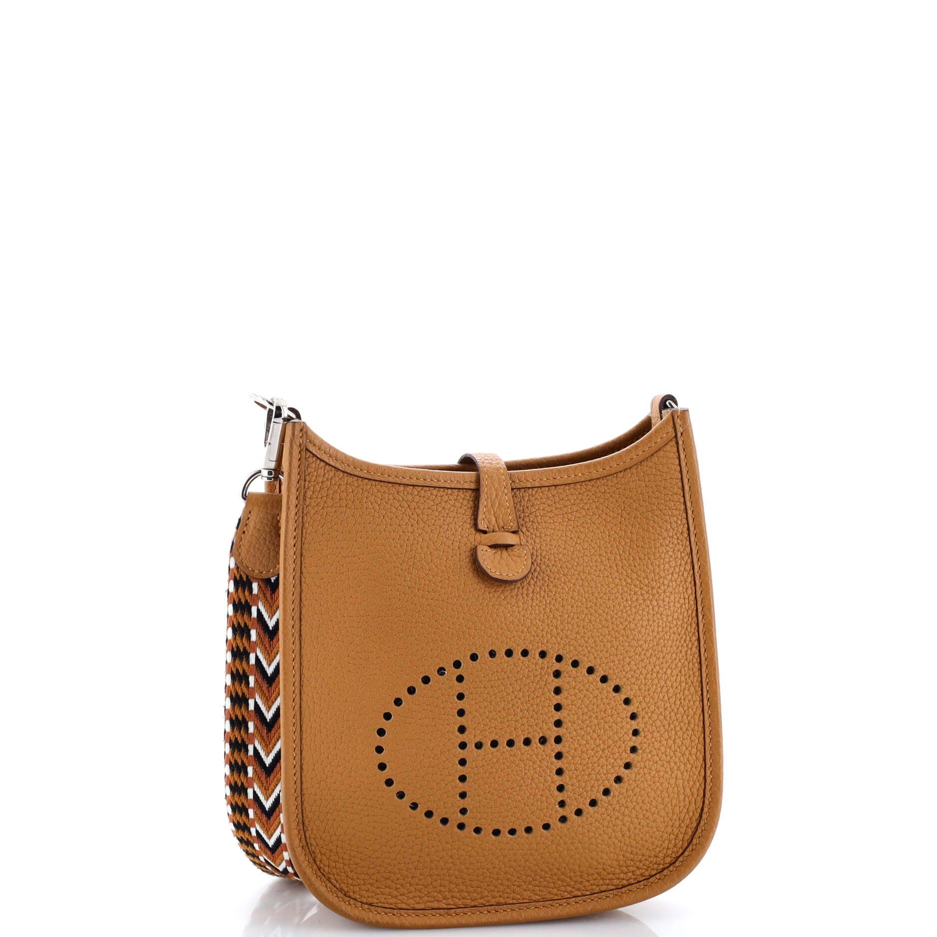 Pre-Owned Hermes Evelyne Bag Gen III Clemence TPM, Alternate, color, Sesame