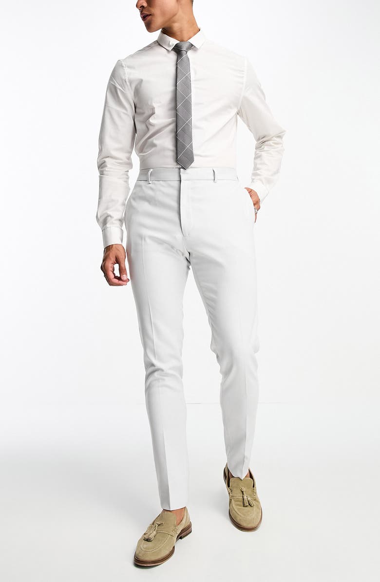 ASOS DESIGN Skinny Suit Trousers, Main, color,