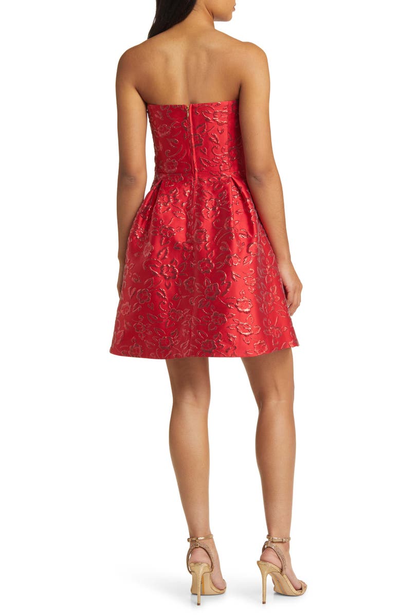 Lilly Pulitzer<sup>®</sup> Kataleya Floral Jacquard Strapless Dress, Alternate, color, 
