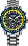 Citizen Promaster Navihawk Blue Angels Eco-Drive Chronograph Bracelet Watch, 40mm