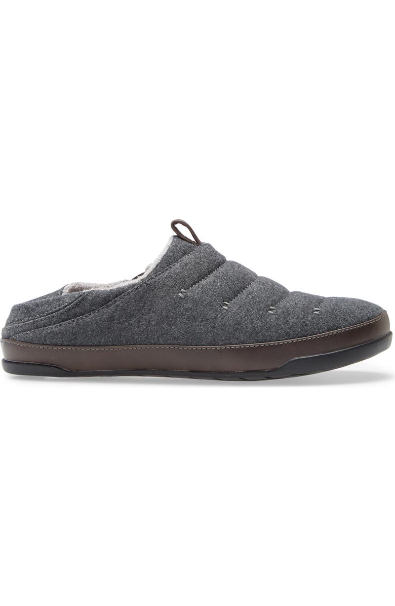 OluKai Mahana Convertible Quilted Slipper, Alternate, color, Dark Shadow Fabric