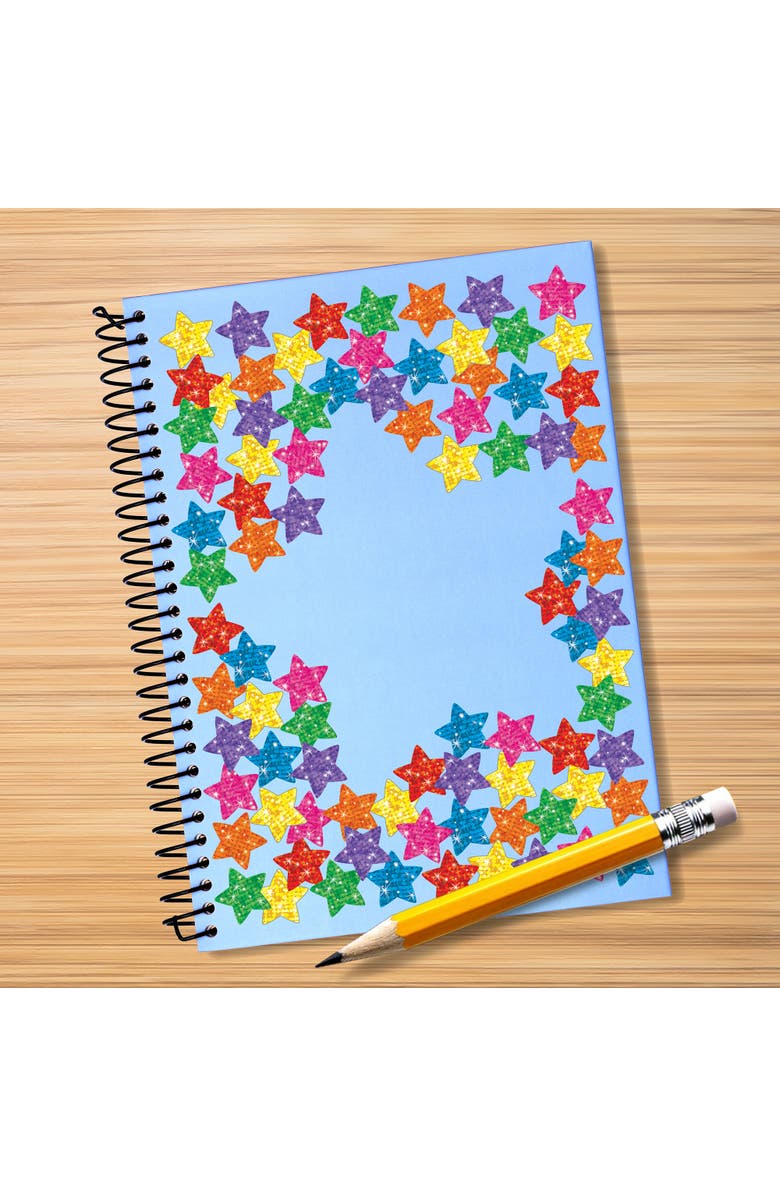 TREND SuperShapes Sparkle Stars, 1300 Count Sticker Pack, Alternate, color, Multicolored