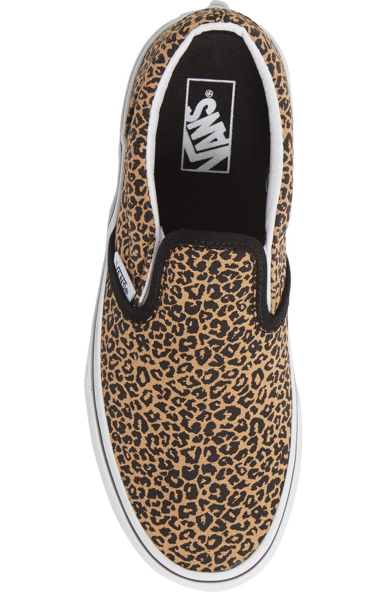 Vans Classic Leopard Spot Slip-On Sneaker, Alternate, color,