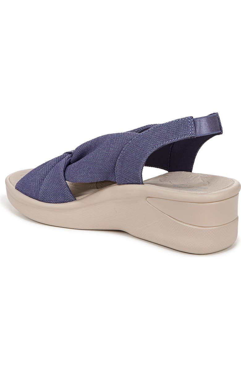 BZees Serenade Slingback Wedge Sandal, Alternate, color, Blue
