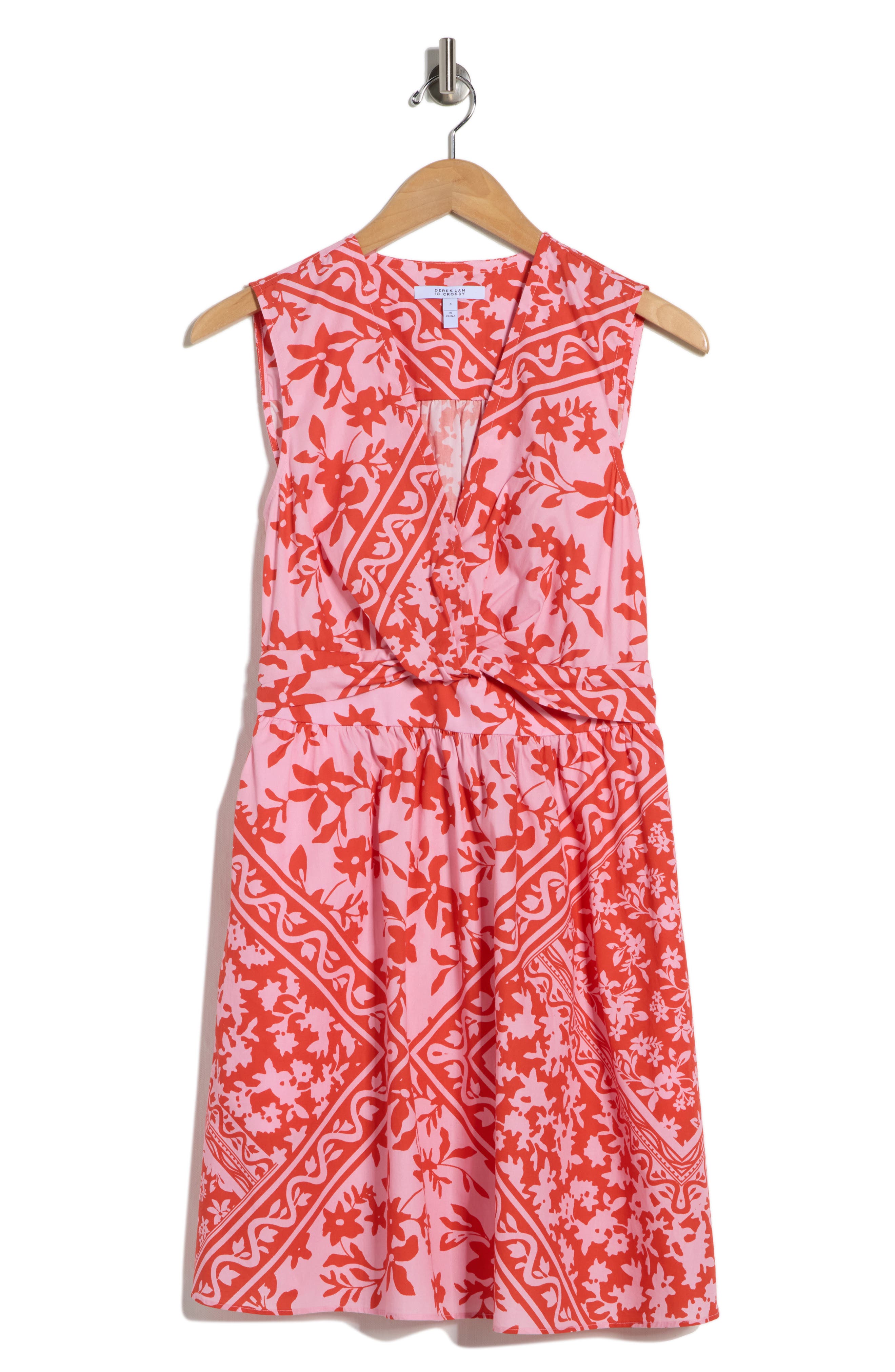 Derek Lam Nulla Front Twist Minidress