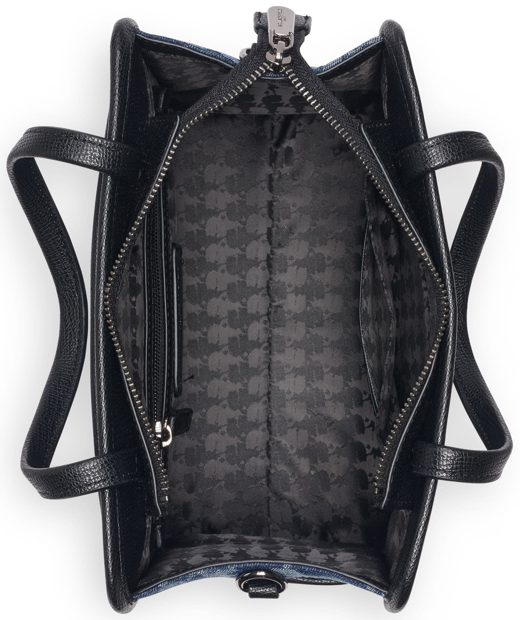 KARL LAGERFELD PARIS Maybelle Satchel, Alternate, color, Denim