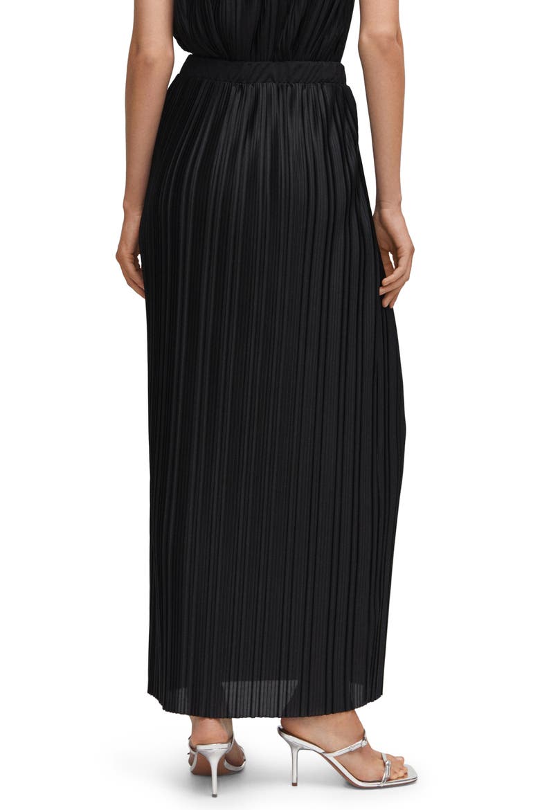 Pleated Skirt, Alternate, color, BLACK