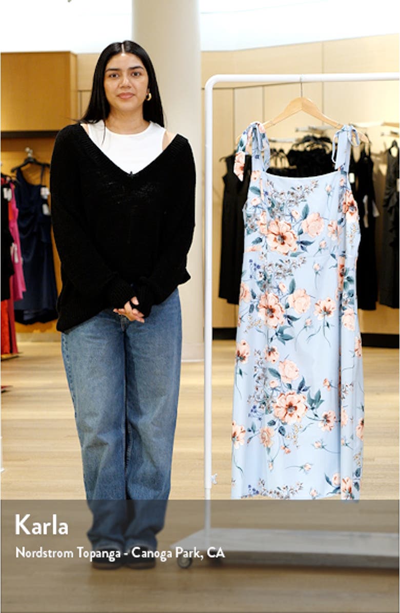 Laurel Floral Print Sundress, sales video thumbnail