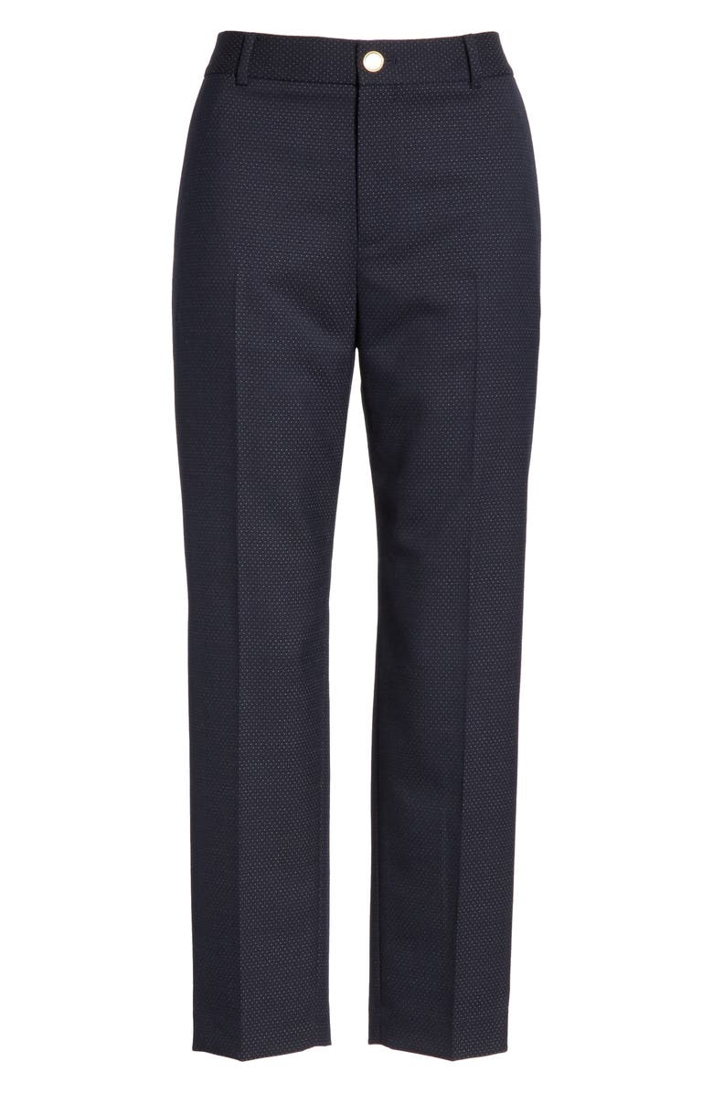Club Monaco Borrem Dot Ankle Pants, Alternate, color, Navy/ White