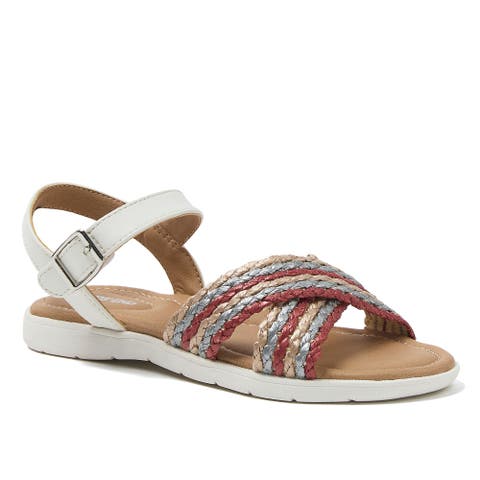 Kids Braided Easy On Dress Sandals