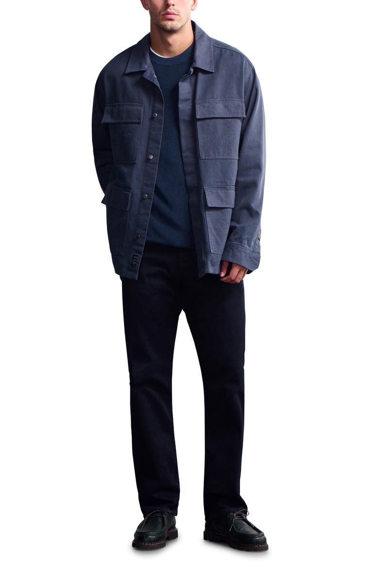 Roam Relaxed Straight Leg Jeans, Alternate, color, BLUE BLACK DENIM
