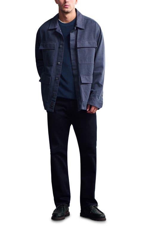 General Denim Works Roam Relaxed Straight Leg Jeans In Black
