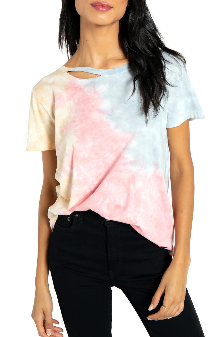 Harlow BFF Tie Dye Tee, Main, color, MULTIPLE