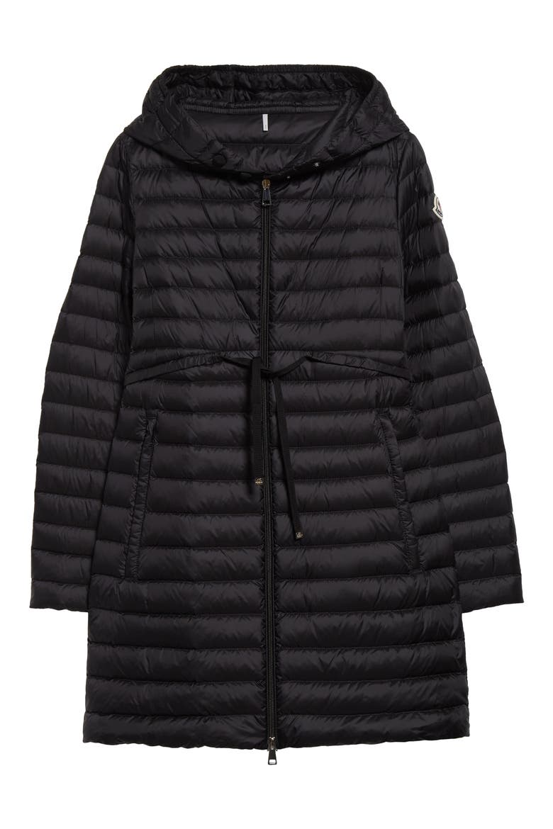 Barbel Hooded Quilted Down Puffer Parka, Alternate, color, BLACK/ BLACK