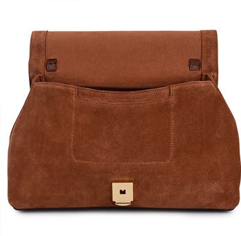 Mercer Street - Suede Medium Flapover Shoulder Bag