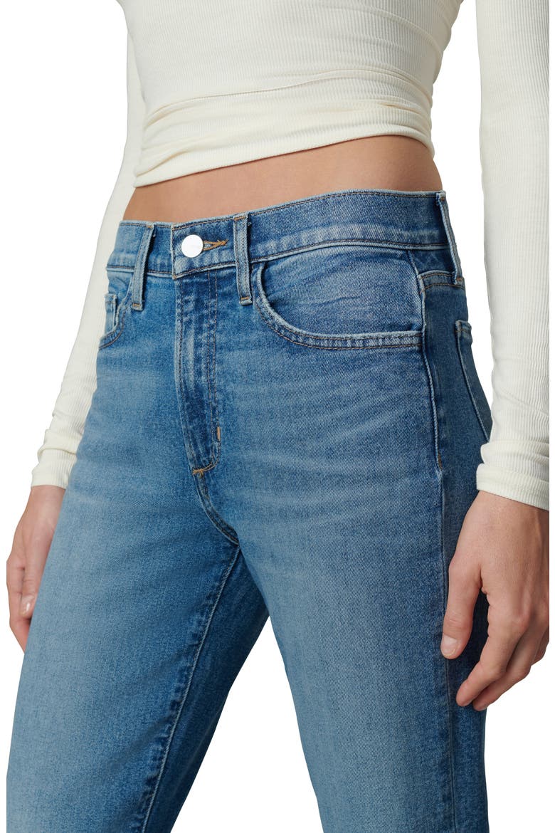 The Callie Raw Hem Crop Bootcut Jeans, Alternate, color, CARPE DIEM