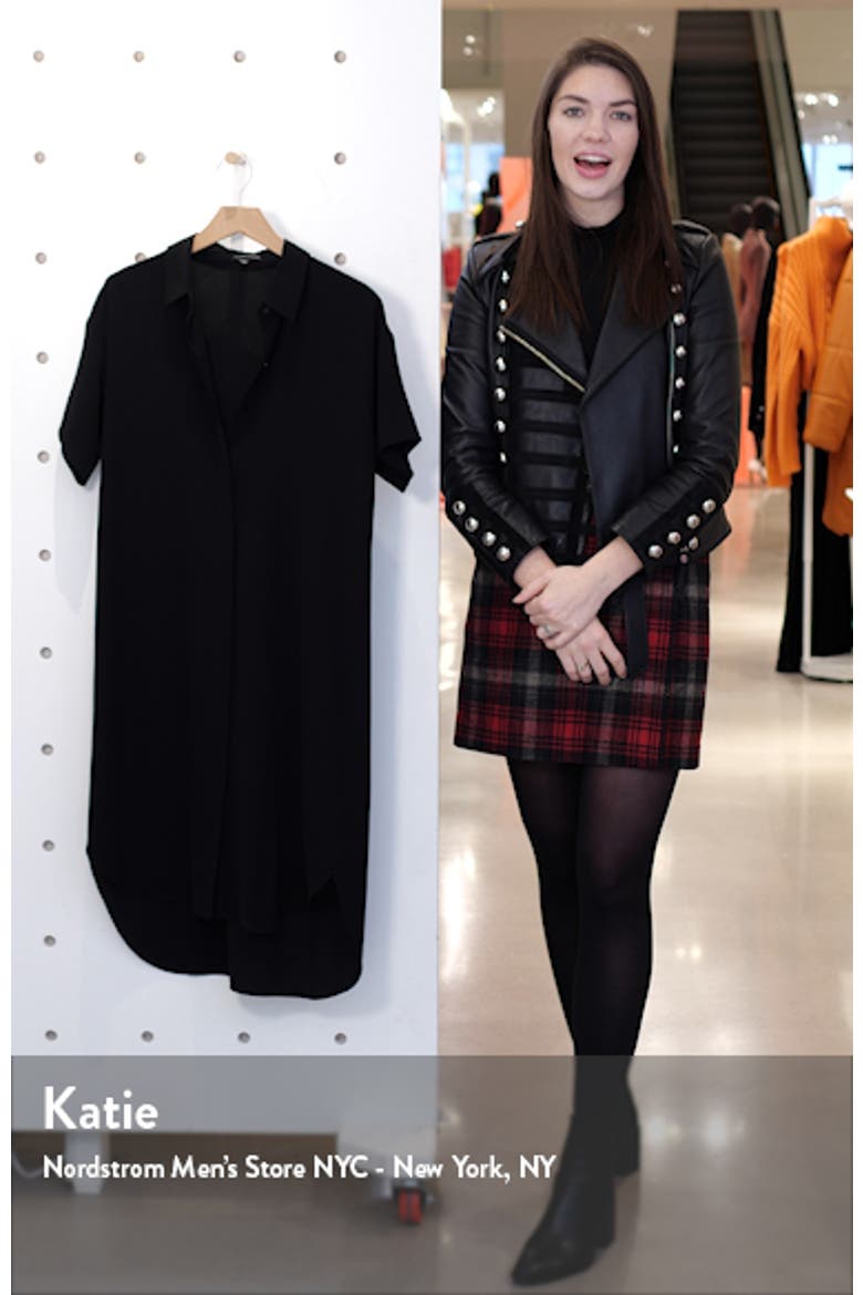 Classic Collar Silk Shirtdress video