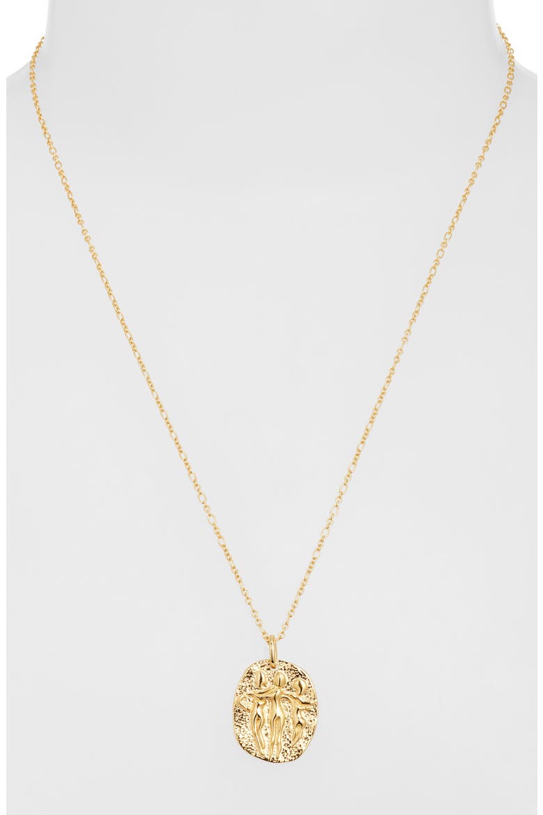 Sisterhood Pendant Necklace, Alternate, color, 18CT GOLD VERMEIL