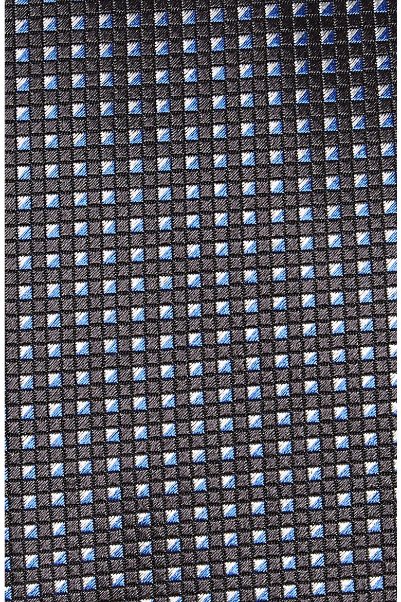 Ermenegildo Zegna Geometric Silk Tie, Alternate, color, NAVY