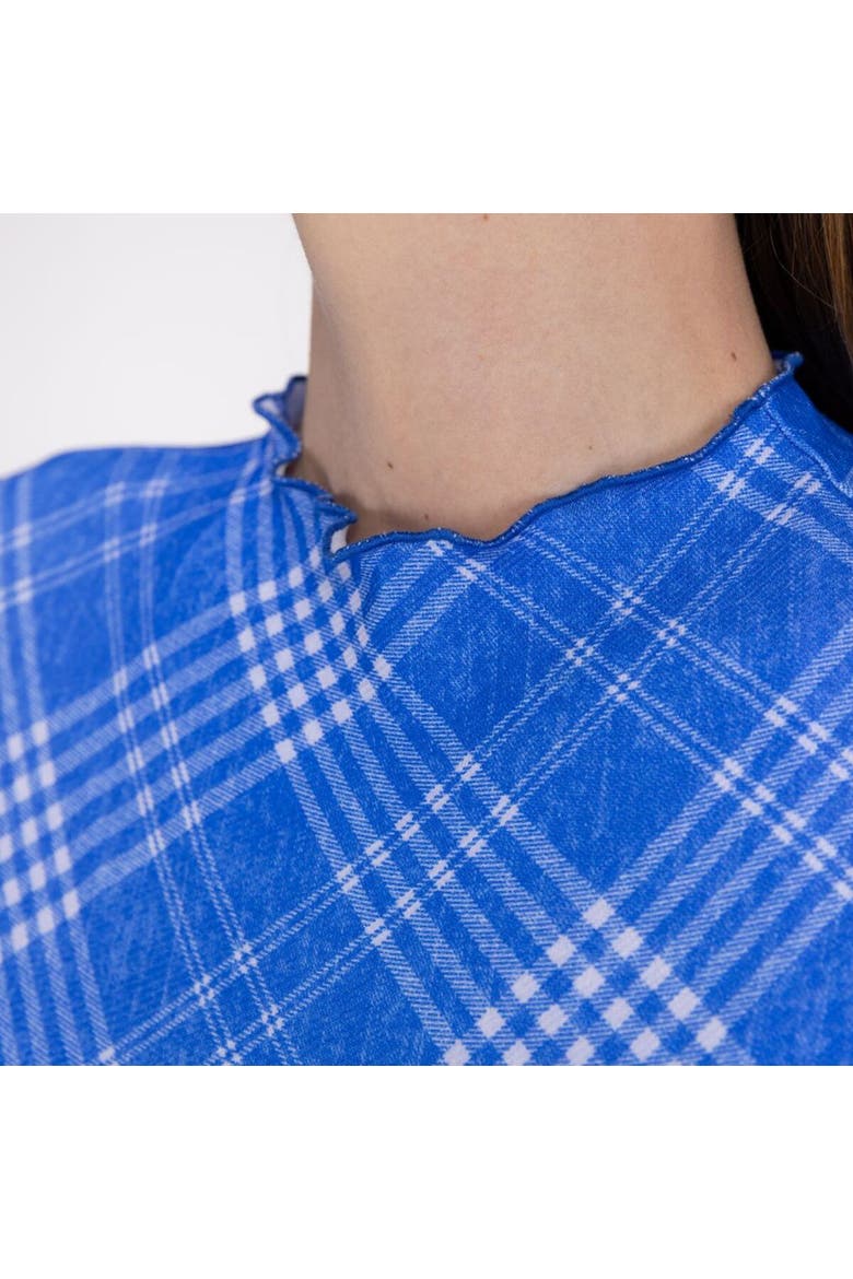 Rash Guard - Women's, Alternate, color, Blue Check