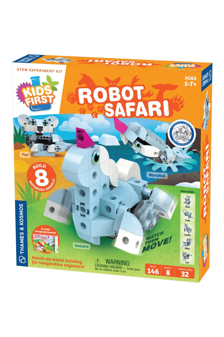 Robot Safari Engineering Kit, Main, color, GREY