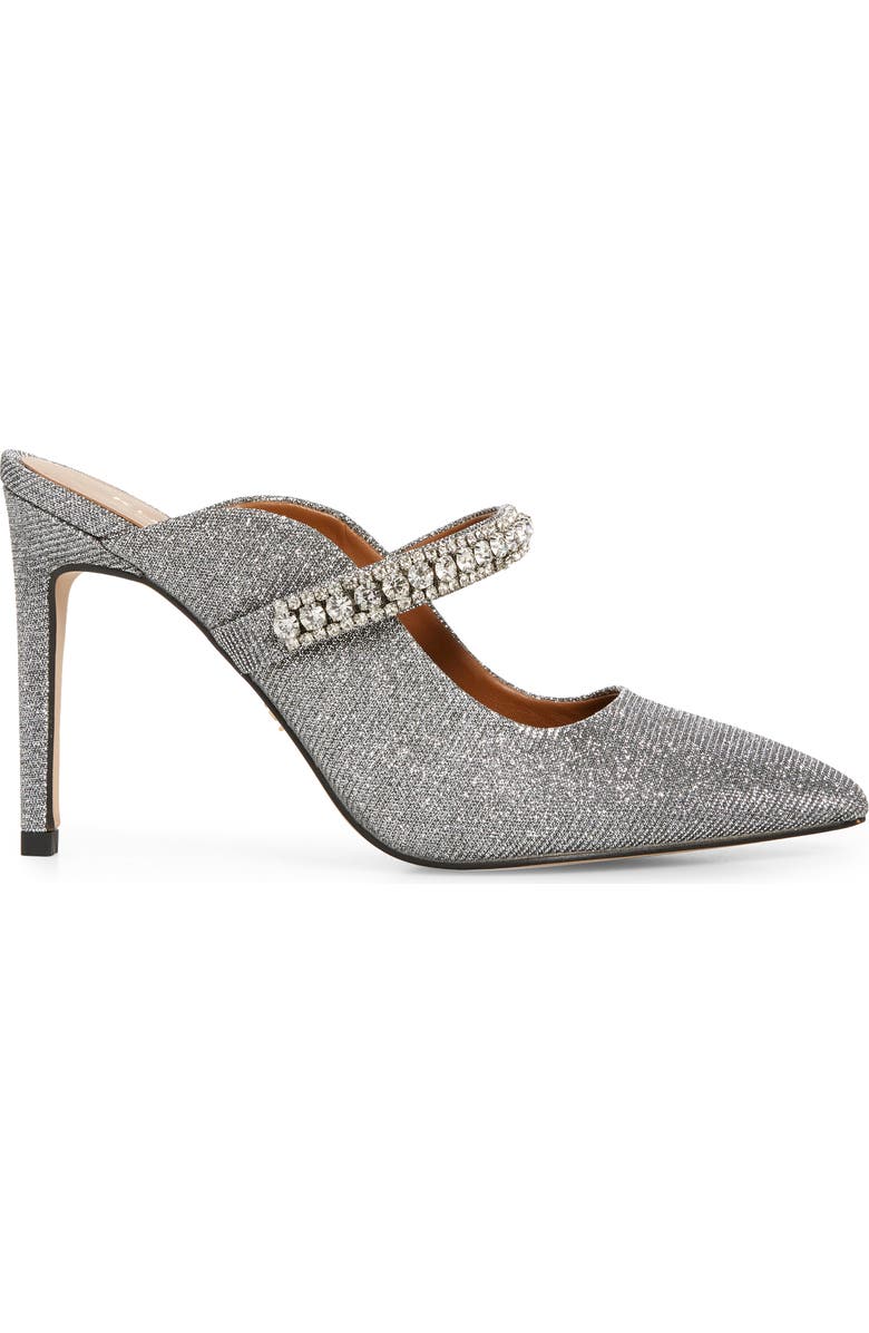 Kurt Geiger London Duke Crystal Strap Pointed Toe Mule, Alternate, color,