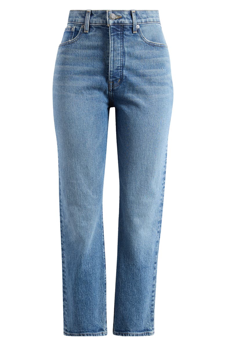 Madewell The '90s Straight Crop Jeans, Alternate, color,