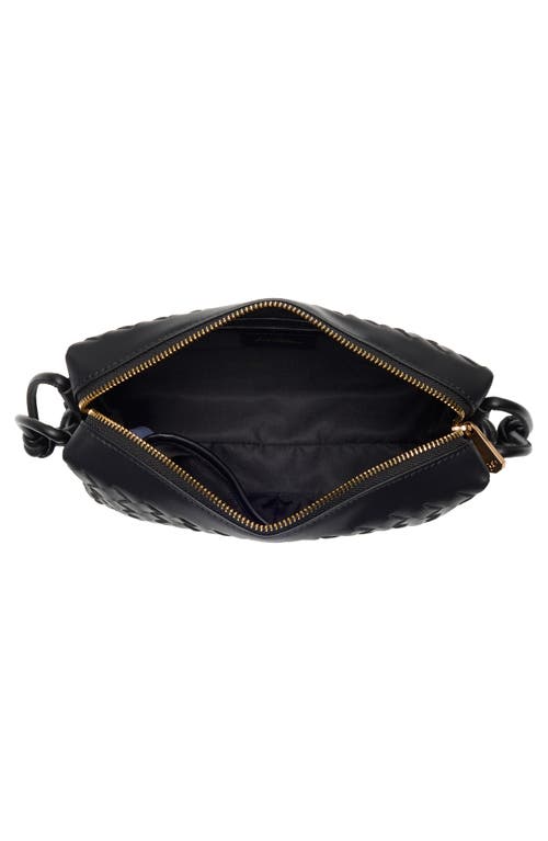 Sam Edelman Margo Small Woven Crossbody Bag In Black