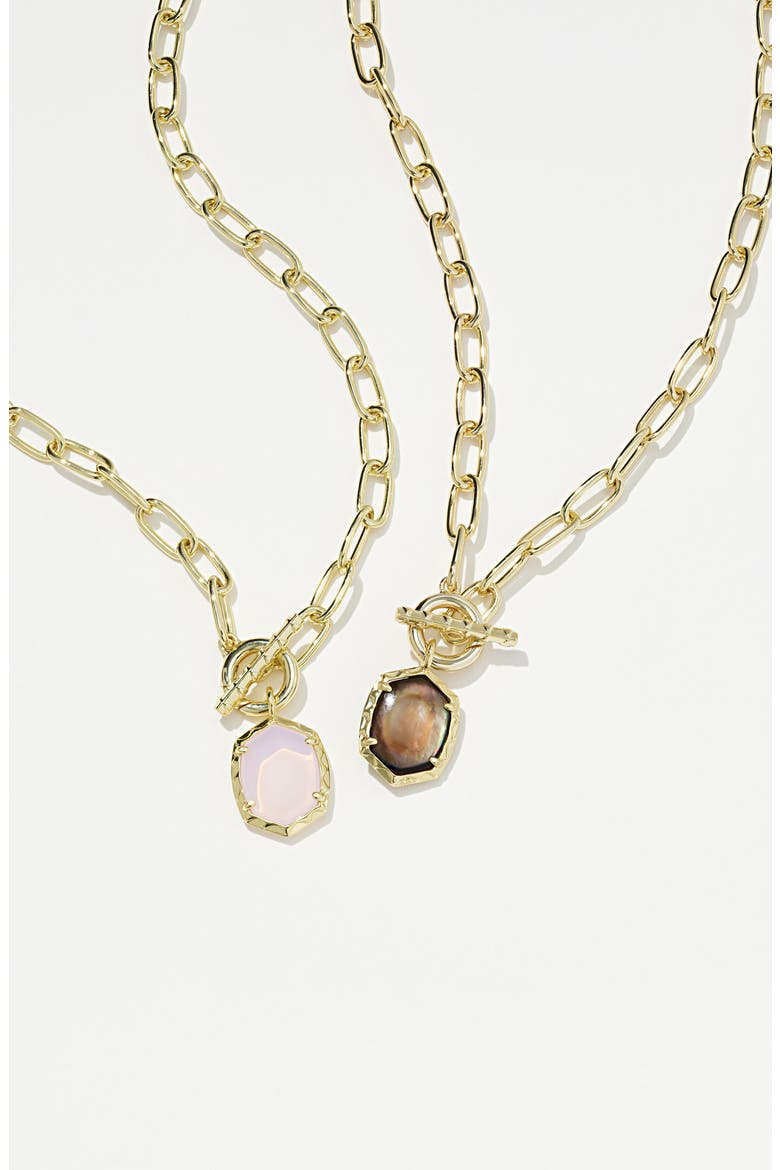 Daphne Toggle Necklace, Alternate, color, GOLD BROWN MOTHER OF PEARL